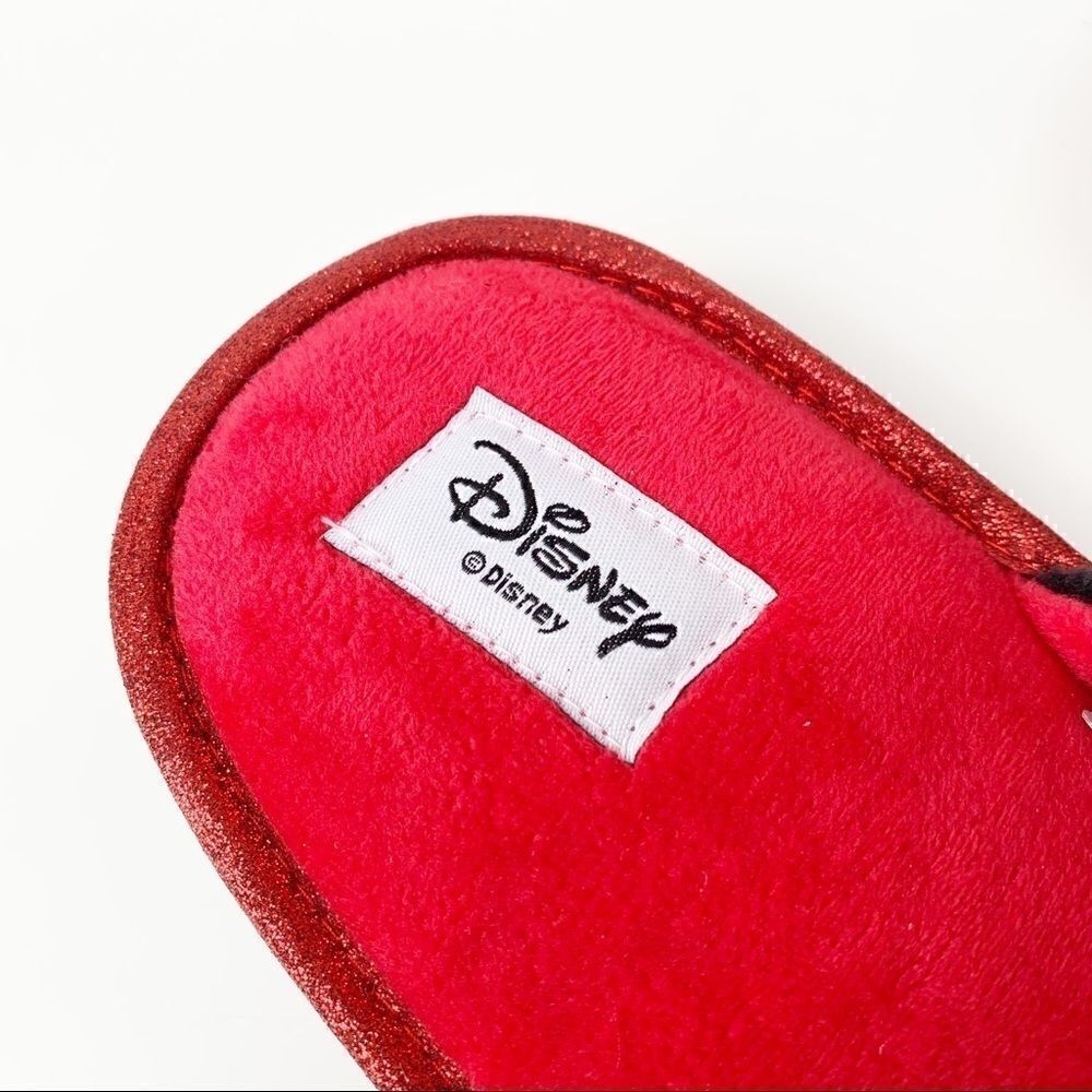 Disney Minnie Mouse Red & Black Slippers with Gift Box - Picture 7 of 12